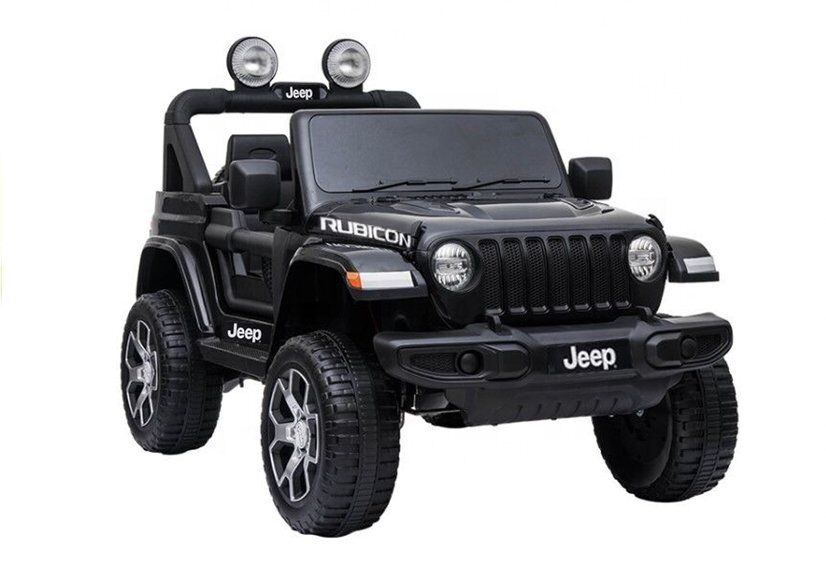 Elektro Kinderauto, Kinderfahrzeug "Jeep Wrangler Rubicon" - lizenziert - 12V7AH + 4 Motoren 2,4Ghz+Ledersitz+EVA 2 Elektro Kinderauto, Kinderfahrzeug "Jeep Wrangler Rubicon" - lizenziert - 12V7AH + 4 Motoren 2,4Ghz+Ledersitz+EVA – Bild 2