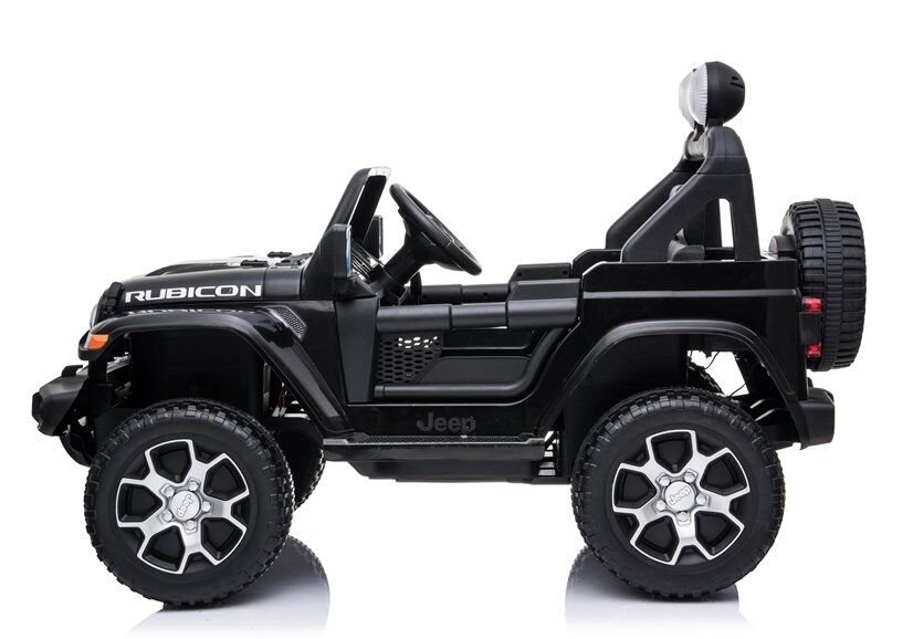 Elektro Kinderauto, Kinderfahrzeug "Jeep Wrangler Rubicon" - lizenziert - 12V7AH + 4 Motoren 2,4Ghz+Ledersitz+EVA 3 Elektro Kinderauto, Kinderfahrzeug "Jeep Wrangler Rubicon" - lizenziert - 12V7AH + 4 Motoren 2,4Ghz+Ledersitz+EVA – Bild 3
