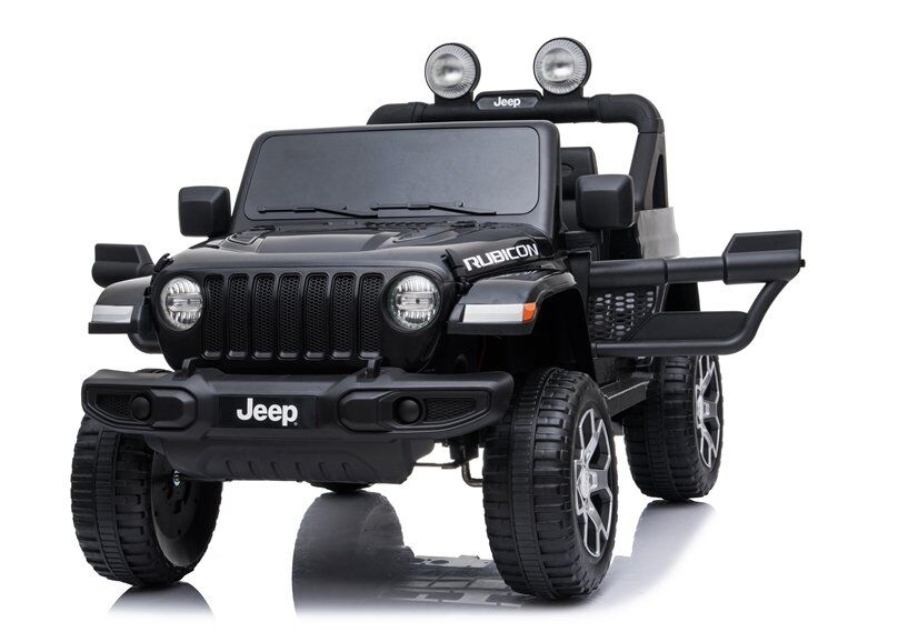 Elektro Kinderauto, Kinderfahrzeug "Jeep Wrangler Rubicon" - lizenziert - 12V7AH + 4 Motoren 2,4Ghz+Ledersitz+EVA 7 Elektro Kinderauto, Kinderfahrzeug "Jeep Wrangler Rubicon" - lizenziert - 12V7AH + 4 Motoren 2,4Ghz+Ledersitz+EVA – Bild 7