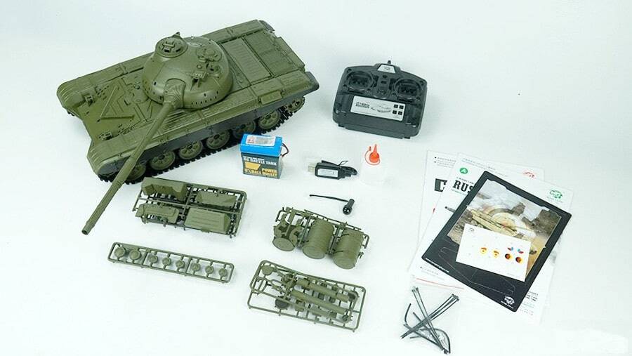 Ferngesteuerter Panzer mit Schuss "Russicher T-72" Heng Long 1:16, Stahlgetriebe -2,4Ghz -V 7.0 11 Ferngesteuerter Panzer mit Schuss Russicher T-72 Heng Long 116, Stahlgetriebe -2,4Ghz -V 6.0 -11