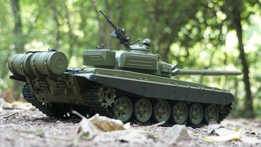 Ferngesteuerter Panzer mit Schuss "Russicher T-72" Heng Long 1:16, Stahlgetriebe -2,4Ghz -V 7.0 4 Ferngesteuerter Panzer mit Schuss Russicher T-72 Heng Long 116, Stahlgetriebe -2,4Ghz -V 6.0 -3