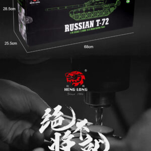 Ferngesteuerter Panzer mit Schuss Russicher T-72 Heng Long 116 , Stahlgetriebe -2,4Ghz V 6.0 -PRO 13
