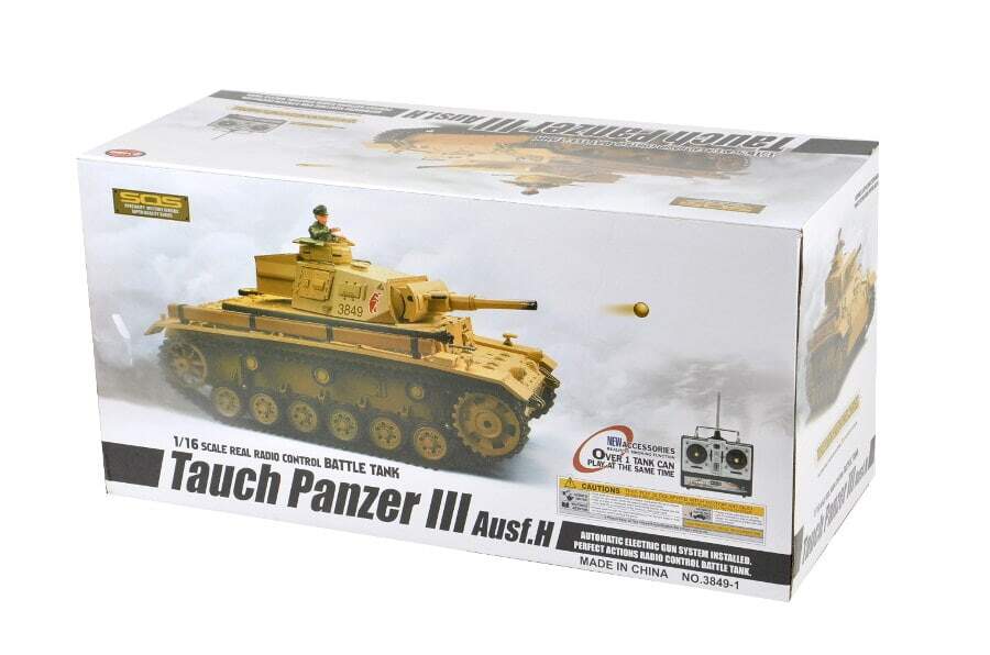 Ferngesteuerter Panzer mit Schuss "Tauchpanzer III" 1:16 Heng Long - 2,4Ghz -PRO 12 Ferngesteuerter Panzer mit Schuss Tauchpanzer III 116 Heng Long - 2,4Ghz -PRO 12