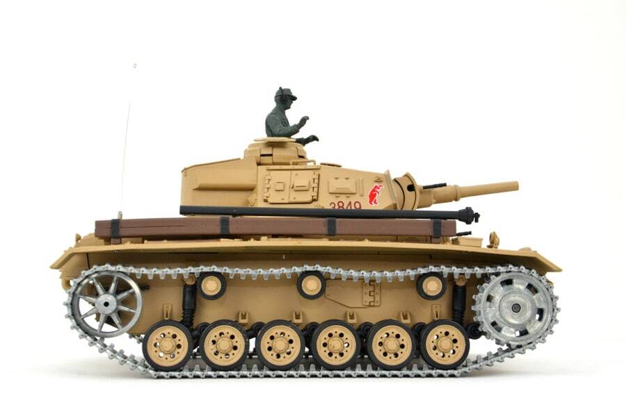 Ferngesteuerter Panzer mit Schuss "Tauchpanzer III" 1:16 Heng Long - 2,4Ghz -PRO 2 Ferngesteuerter Panzer mit Schuss Tauchpanzer III 116 Heng Long - 2,4Ghz -PRO 2
