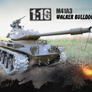Ferngesteuerter Panzer mit Schuss U.S. M41 A3 WALKER BULLDOG Heng Long 1-16 -2,4Ghz V6.0 -PRO -1