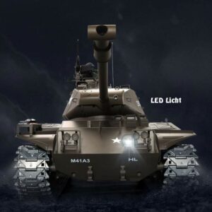 Ferngesteuerter Panzer mit Schuss U.S. M41 A3 WALKER BULLDOG Heng Long 1-16 -2,4Ghz V6.0 -PRO -10