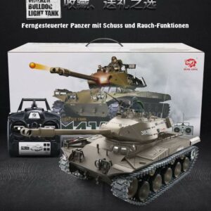 Ferngesteuerter Panzer mit Schuss U.S. M41 A3 WALKER BULLDOG Heng Long 1-16 -2,4Ghz V6.0 -PRO -14