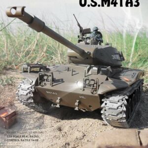 Ferngesteuerter Panzer mit Schuss U.S. M41 A3 WALKER BULLDOG Heng Long 1-16 -2,4Ghz V6.0 -PRO -2
