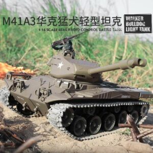 Ferngesteuerter Panzer mit Schuss U.S. M41 A3 WALKER BULLDOG Heng Long 1-16 -2,4Ghz V6.0 -PRO -3