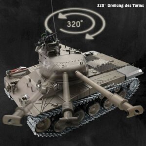 Ferngesteuerter Panzer mit Schuss U.S. M41 A3 WALKER BULLDOG Heng Long 1-16 -2,4Ghz V6.0 -PRO -5