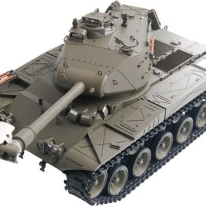 Ferngesteuerter Panzer mit Schuss U.S. M41 A3 WALKER BULLDOG Heng Long +Metallgetriebe -2,4Ghz -V 6.0 -2