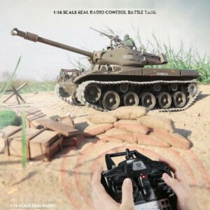 Ferngesteuerter Panzer mit Schuss U.S. M41 A3 WALKER BULLDOG Heng Long +Metallgetriebe -2,4Ghz -V 6.0 -5