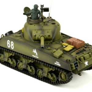 Ferngesteuerter Panzer mit Schuss US M4A3 Sherman Heng Long -Rauch&Sound+2,4Ghz -PRO -2