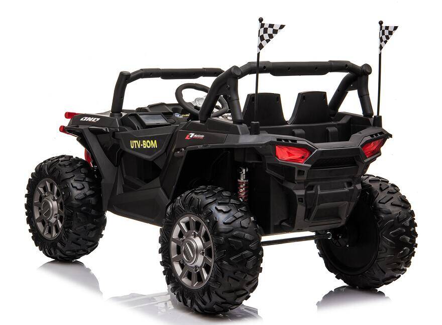 Kinderfahrzeug - Elektro Auto "Buggy 999" - 12V10AH Akku,4 Motoren- 2,4Ghz, Allrad+2 Sitzer+MP3+Ledersitz+EVA 8 Kinderfahrzeug - Elektro Auto "Buggy 999" - 12V10AH Akku,4 Motoren- 2,4Ghz, Allrad+2 Sitzer+MP3+Ledersitz+EVA – Bild 8