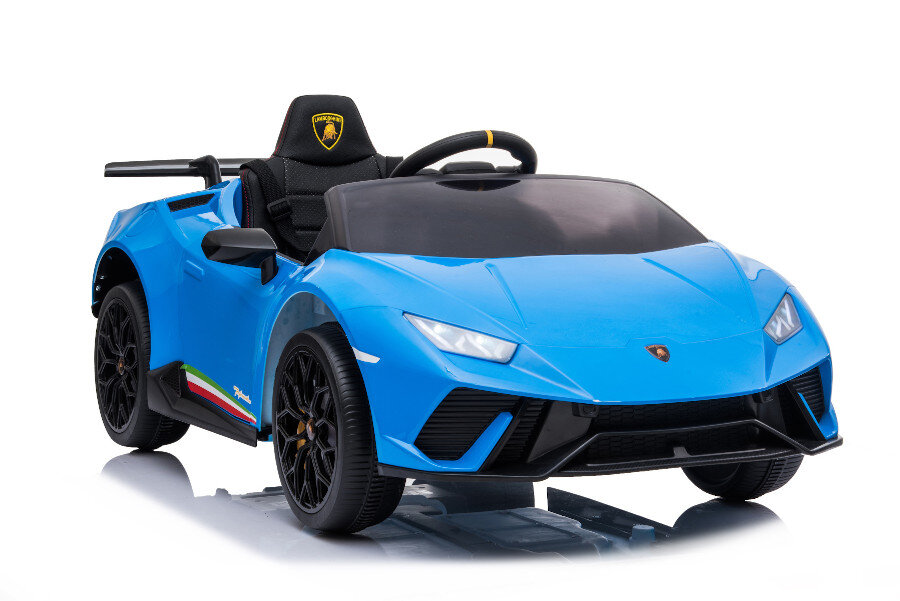 Elektro Kinderauto "Lamborghini Huracan" - lizenziert - 12V Akku, 2 Motoren- 2,4Ghz Fernsteuerung, MP3, Ledersitz+EVA 10 elektro-kinderauto-lamborghini-huracan-308-blau