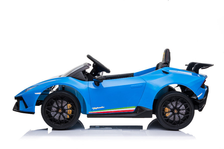 Elektro Kinderauto "Lamborghini Huracan" - lizenziert - 12V Akku, 2 Motoren- 2,4Ghz Fernsteuerung, MP3, Ledersitz+EVA 13 Elektro Kinderauto "Lamborghini Huracan" - lizenziert - 12V Akku, 2 Motoren- 2,4Ghz Fernsteuerung, MP3, Ledersitz+EVA – Bild 13