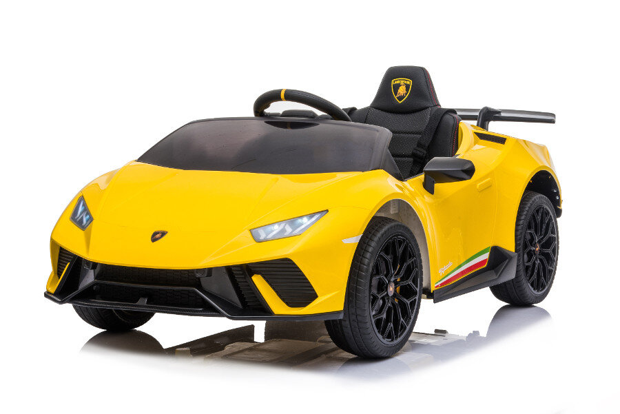 Elektro Kinderauto "Lamborghini Huracan" - lizenziert - 12V Akku, 2 Motoren- 2,4Ghz Fernsteuerung, MP3, Ledersitz+EVA 3 elektro-kinderauto-lamborghini-huracan-308-gelb