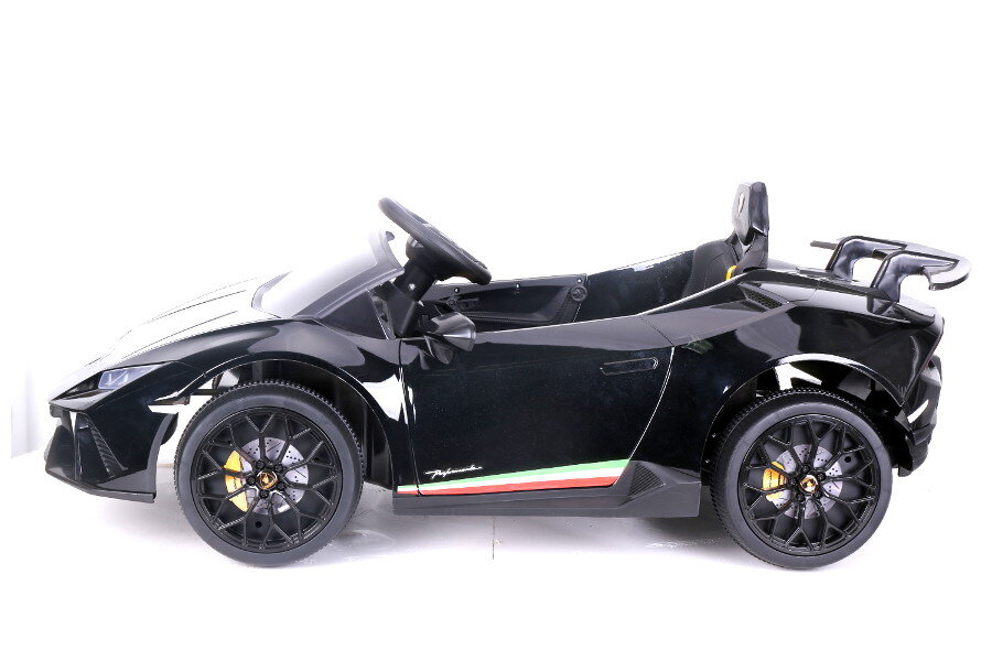 Elektro Kinderauto "Lamborghini Huracan" - lizenziert - 12V Akku, 2 Motoren- 2,4Ghz Fernsteuerung, MP3, Ledersitz+EVA 11 Elektro Kinderauto "Lamborghini Huracan" - lizenziert - 12V Akku, 2 Motoren- 2,4Ghz Fernsteuerung, MP3, Ledersitz+EVA – Bild 11