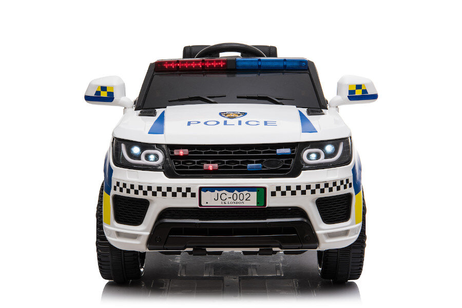 Kinderfahrzeug - Elektro Auto "Polizei RR002" - 12V7AH Akku,2 Motoren- 2,4Ghz Fernsteuerung, MP3+Sirene 2 Kinderfahrzeug - Elektro Auto "Polizei RR002" - 12V7AH Akku,2 Motoren- 2,4Ghz Fernsteuerung, MP3+Sirene – Bild 2