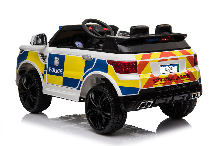 Kinderfahrzeug - Elektro Auto "Polizei RR002" - 12V7AH Akku,2 Motoren- 2,4Ghz Fernsteuerung, MP3+Sirene 3 Kinderfahrzeug - Elektro Auto "Polizei RR002" - 12V7AH Akku,2 Motoren- 2,4Ghz Fernsteuerung, MP3+Sirene – Bild 3