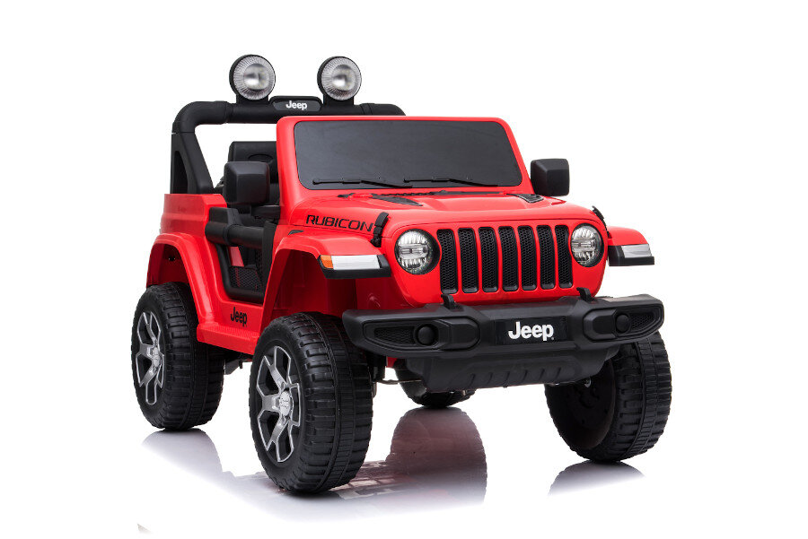Elektro Kinderauto, Kinderfahrzeug "Jeep Wrangler Rubicon" - lizenziert - 12V7AH + 4 Motoren 2,4Ghz+Ledersitz+EVA 1 Elektro Kinderauto, Kinderfahrzeug "Jeep Wrangler Rubicon" - lizenziert - 12V7AH + 4 Motoren 2,4Ghz+Ledersitz+EVA