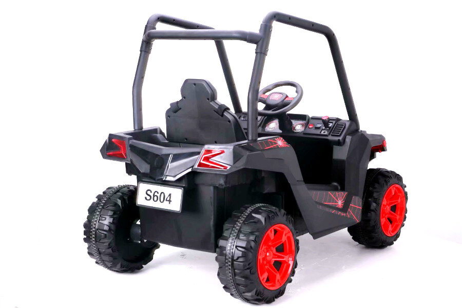 Kinderfahrzeug - Elektro Auto "Buggy 604" - 12V7AH Akku,4x Motoren, Allradantrieb, Ledersitz - 2,4Ghz +MP3 5 Kinderfahrzeug - Elektro Auto "Buggy 604" - 12V7AH Akku,4x Motoren, Allradantrieb, Ledersitz - 2,4Ghz +MP3 – Bild 5