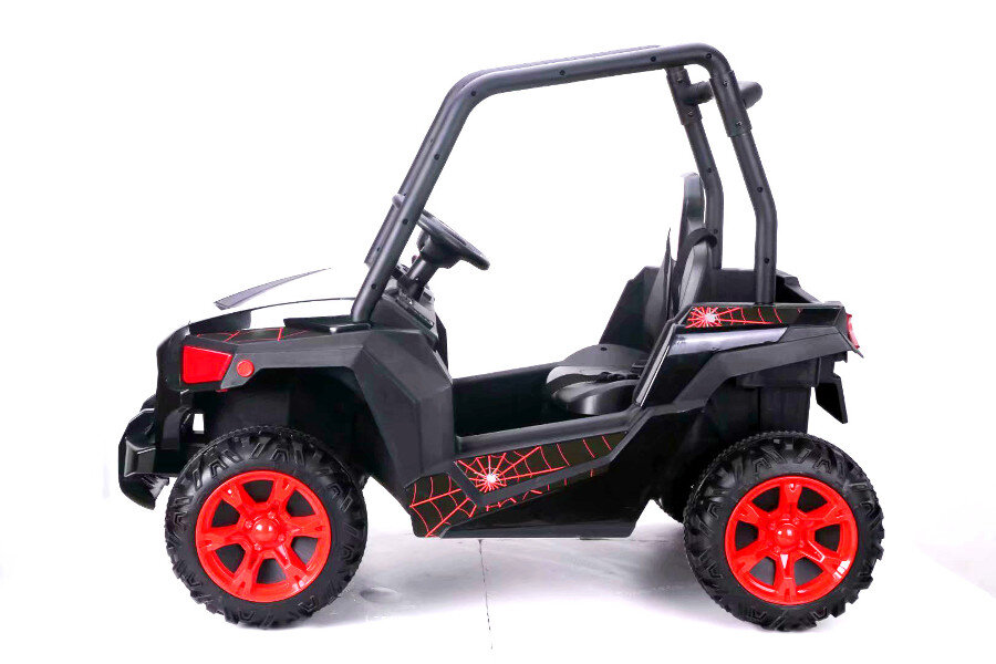 Kinderfahrzeug - Elektro Auto "Buggy 604" - 12V7AH Akku,4x Motoren, Allradantrieb, Ledersitz - 2,4Ghz +MP3 2 Kinderfahrzeug - Elektro Auto "Buggy 604" - 12V7AH Akku,4x Motoren, Allradantrieb, Ledersitz - 2,4Ghz +MP3 – Bild 2