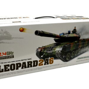 Ferngesteuerter Panzer mit Schuss "Deutscher Leopard 2A6" Heng Long 1
