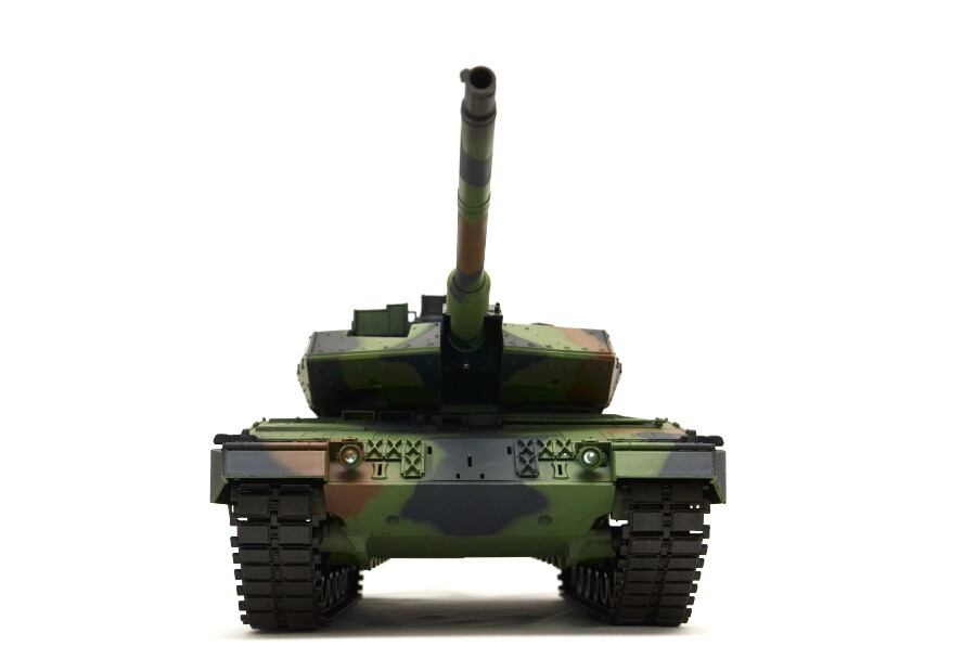 Ferngesteuerter Panzer 1:16 "Deutscher Leopard 2A6" Heng Long 1:16 mit Rauch&Sound und Stahlgetriebe -2,4Ghz V6.0 5 Ferngesteuerter Panzer mit Schuss "Deutscher Leopard 2A6" Heng Long 1