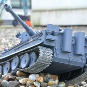 deutscher tiger 1 ferngesteuerter panzer mit schuss rauch und sound mit metallgetriebe und metallkette - pro -18