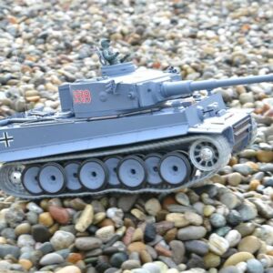 deutscher tiger 1 ferngesteuerter panzer mit schuss rauch und sound mit metallgetriebe und metallkette - pro -19