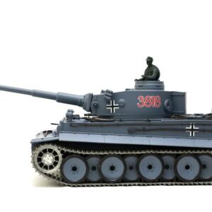 deutscher tiger 1 ferngesteuerter panzer mit schuss rauch und sound mit metallgetriebe und metallkette - pro -3