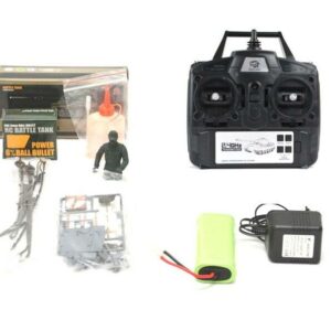 deutscher tiger 1 ferngesteuerter panzer mit schuss rauch und sound mit metallgetriebe und metallkette - pro -5