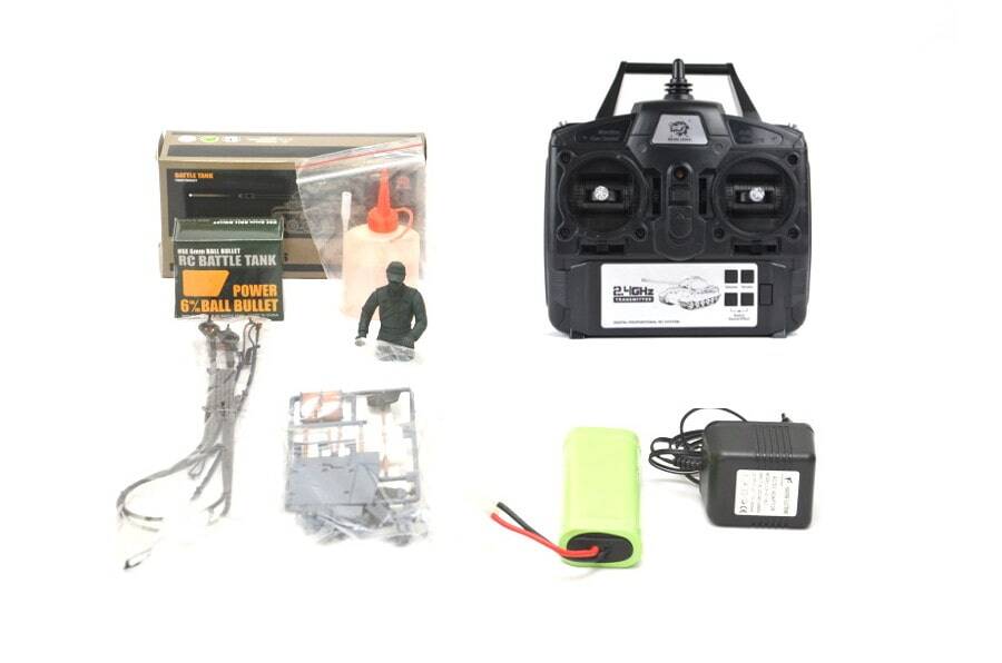 Ferngesteuerter Panzer mit Schuss "German Tiger I" Heng Long 1:16 Grau, Rauch&Sound,Stahlgetriebe und Metallketten -2,4Ghz -V 6.0 - PRO 8 deutscher tiger 1 ferngesteuerter panzer mit schuss rauch und sound mit metallgetriebe und metallkette - pro -5