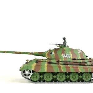 panzer ferngesteuert mit schussfunktion von heng long - deutscher königstiger mit metallgetriebe und metallketten - pro-5