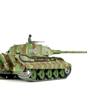 panzer ferngesteuert mit schussfunktion von heng long - deutscher königstiger mit metallgetriebe und metallketten - pro-7