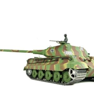 panzer ferngesteuert mit schussfunktion von heng long - deutscher königstiger mit metallgetriebe und metallketten - pro-9