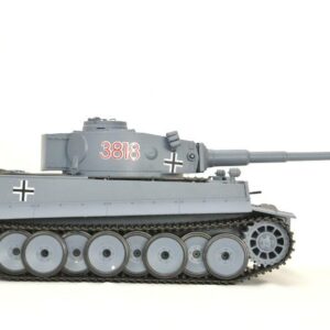 ferngesteuerter panzer schuss heng long tank german tiger 1 upgrade version 6.0 metallgetriebe -2