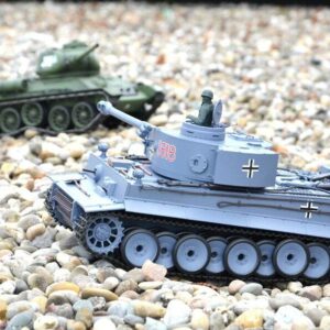 ferngesteuerter panzer schuss heng long tank german tiger 1 upgrade version 6.0 metallgetriebe -3