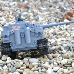 ferngesteuerter panzer schuss heng long tank german tiger 1 upgrade version 6.0 metallgetriebe -8