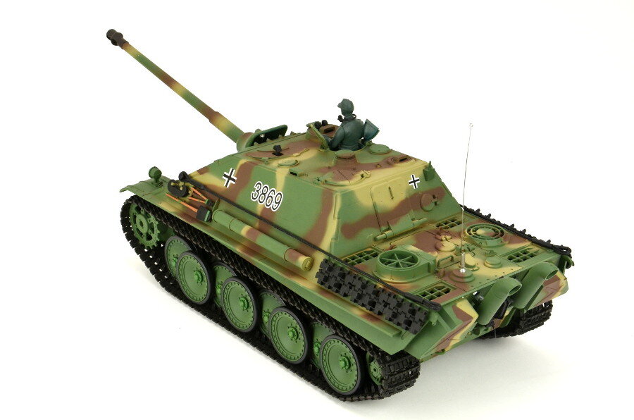 Ferngesteuerter Panzer "Jagdpanther" Heng Long 1:16 mit Rauch&Sound und Stahlgetriebe - V6.0 - 2,4Ghz 10 ferngesteuerter panzer von heng long - deutscher jagdtpanther -10
