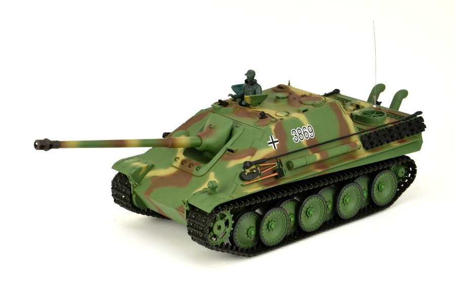 Ferngesteuerter Panzer "Jagdpanther" Heng Long 1:16 mit Rauch&Sound und Stahlgetriebe - V6.0 - 2,4Ghz 11 ferngesteuerter panzer von heng long - deutscher jagdtpanther -11