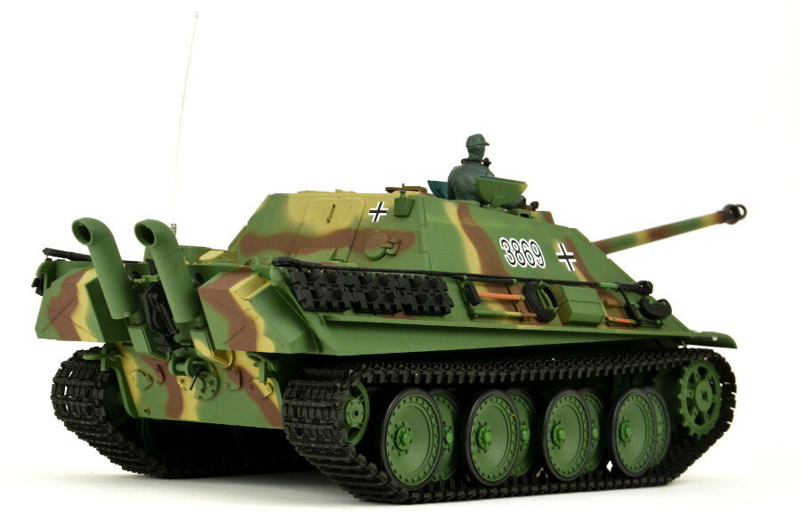 Ferngesteuerter Panzer "Jagdpanther" Heng Long 1:16 mit Rauch&Sound und Stahlgetriebe - V6.0 - 2,4Ghz 3 ferngesteuerter panzer von heng long - deutscher jagdtpanther -3