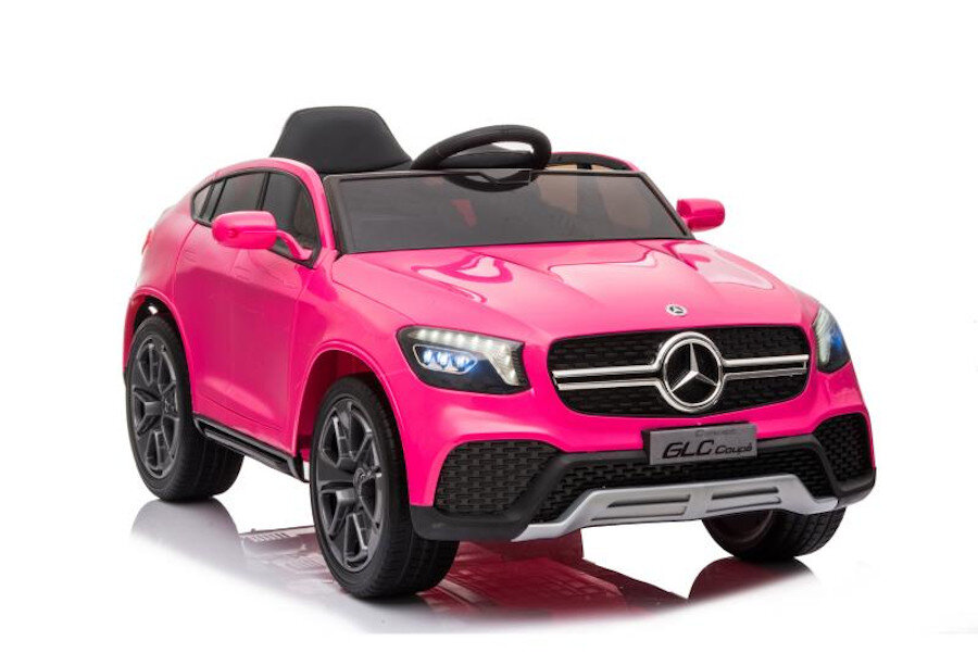 Kinderfahrzeug - Elektro Auto "Mercedes GLC" - lizenziert - 12V Akku,2 Motoren+ 2,4Ghz+Ledersitz+EVA-Pink 1 kinder-elektroauto-mercedes-glc-amg-pink-1