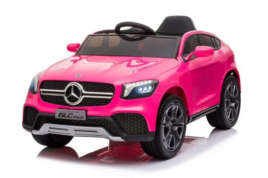 Kinderfahrzeug - Elektro Auto "Mercedes GLC" - lizenziert - 12V Akku,2 Motoren+ 2,4Ghz+Ledersitz+EVA-Pink 4 kinder-elektroauto-mercedes-glc-amg-pink-4