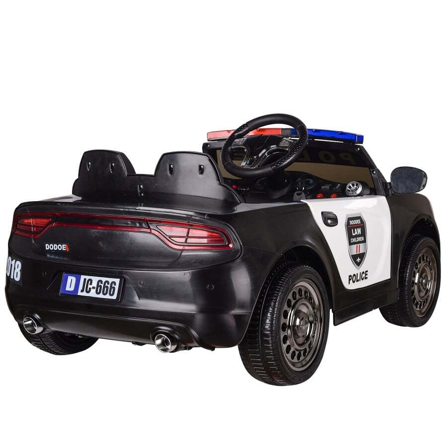 Kinder Elektroauto, Kinderfahrzeug "Polizei Design -66" - 12V, 2,4Ghz Ferngesteuert, MP3 4 Kinder Elektroauto, Kinderfahrzeug "Polizei Design -66" - 12V, 2,4Ghz Ferngesteuert, MP3 – Bild 4