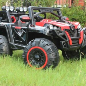Elektro Kinderfahrzeug Kinderauto Buggy KinderQuad für Kinder ab 3 Jahre 12V Rot Groß-1