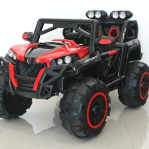 Elektro Kinderfahrzeug Kinderauto Buggy KinderQuad für Kinder ab 3 Jahre 12V Rot Groß-2
