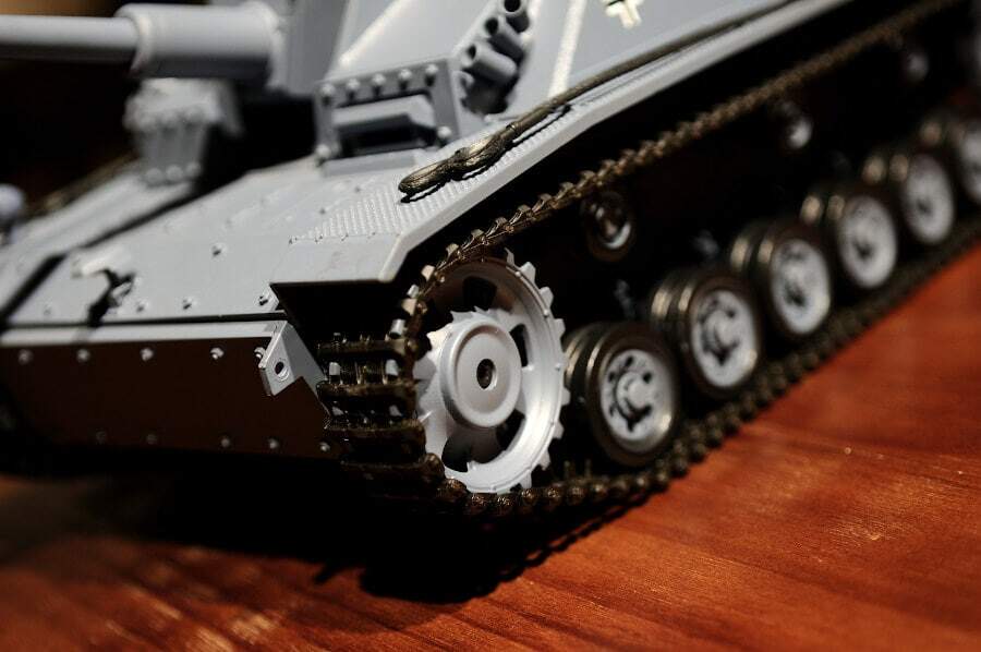 Ferngesteuerter Panzer mit Schuss "Sturmgeschütz III" - Stug 3 Heng Long 1:16 Rauch&Sound, Metallgetriebe und 2,4Ghz 4 panzer ferngesteuert henglong sturmgeschuetz 3 stug upgrade version 6.0-16
