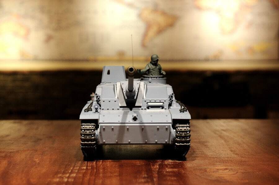 Ferngesteuerter Panzer mit Schuss "Sturmgeschütz III" - Stug 3 Heng Long 1:16 Rauch&Sound, Metallgetriebe und 2,4Ghz 13 panzer ferngesteuert henglong sturmgeschuetz 3 stug upgrade version 6.0-4